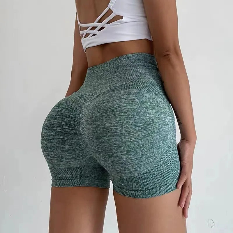 Lady Yoga Shorts High Waist Workout Shorts Fitness Yoga Lift Butt Womens Clothing Women Yoga Gym Running Short Pants Sportswear