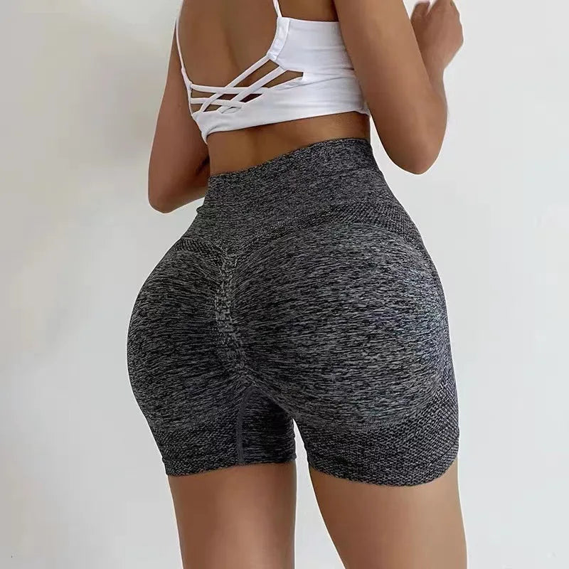 Lady Yoga Shorts High Waist Workout Shorts Fitness Yoga Lift Butt Womens Clothing Women Yoga Gym Running Short Pants Sportswear
