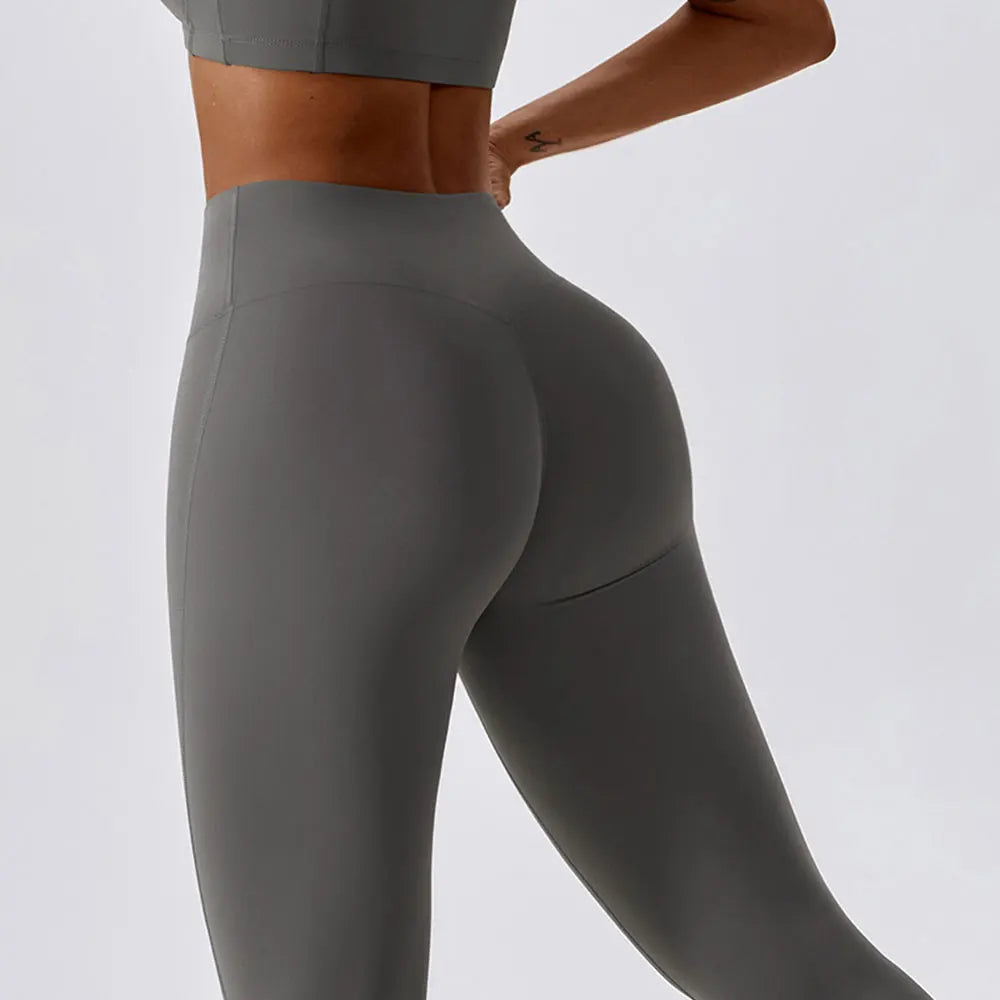 New Women Leggings Yoga Sports Pants High Waist Gym Leggings Hips Push Up Workout Pants Fitness Running Leggings Scrunch Butt